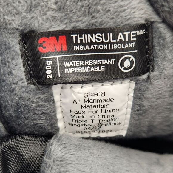 Northside Flurrie Snow Boots Toddler Boys 8 Insulated Lining Gray Camo Winter - Picture 8 of 8